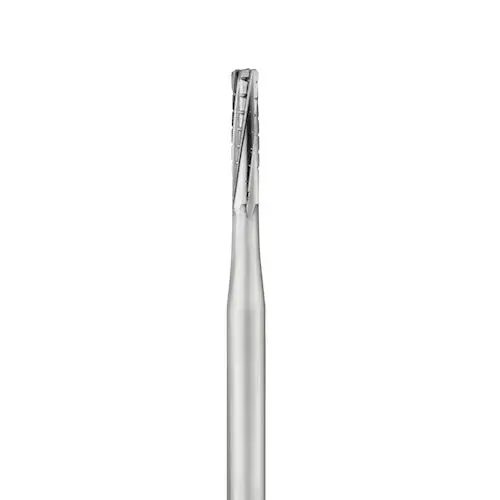 SS White #558L Straight Fissure Flat End Cross-Cut Carbide Bur, HP, 1.2 mm Diameter, 4.5 mm Length, 10/Pkg, 14907 thumbnail 3