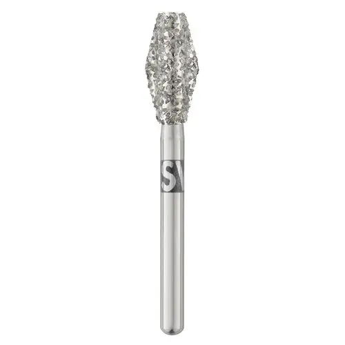 Piranha Diamond Single-Use Burs, FG, Barrel, # 811-037, 3.7 mm, Super Coarse, Black, 25/Pk, 811-037SC thumbnail 4