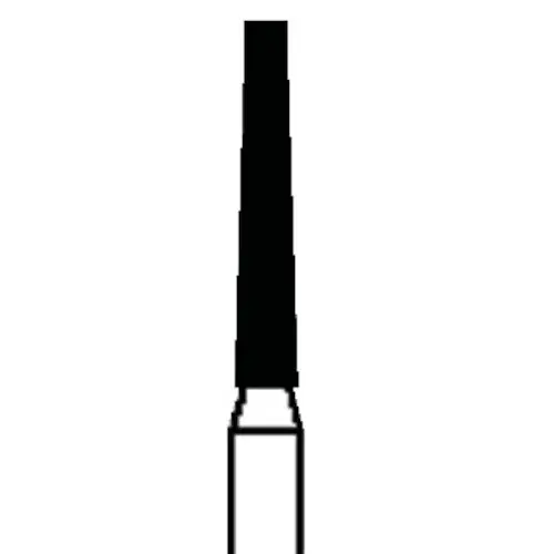 Piranha Diamond Single-Use Burs, FG, Flat End Taper, #847-014F, 1.4 mm, Fine, Red, 25/Pk thumbnail 4