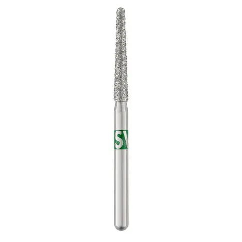 SS White Piranha Single-Use Diamond, Round End Taper, Coarse, 25/Pkg, 850-016C - Piranha Single-Use Diamond, , 25/Pkg., Coarse, 850-016C - Image 1