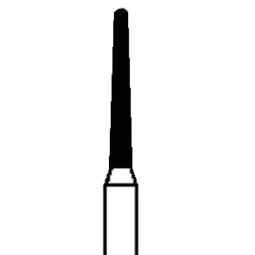 SS White Piranha Single-Use Diamond, Round End Taper, Coarse, 25/Pkg, 856-012C-SS - Piranha Single-Use Diamond, , 25/Pkg., Coarse S, 856-012C-SS - Image 1