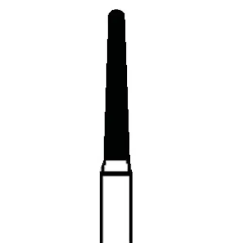 SS White Piranha Single-Use Diamond, Round End Taper, Fine Grit, 25/Pkg, 856-014F - Piranha Single-Use Diamond, , 25/Pkg., Fine, 856-014F - Image 1