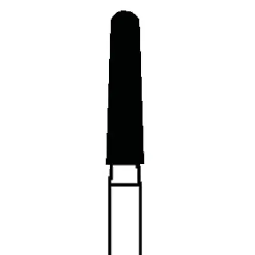 SS White Piranha Single-Use Diamond Bur, Round End Taper, Coarse Grit, 25/Pkg, 856-021C-S - Piranha Single-Use Diamond, , 25/Pkg., Coarse S, 856-021C-S - Image 1