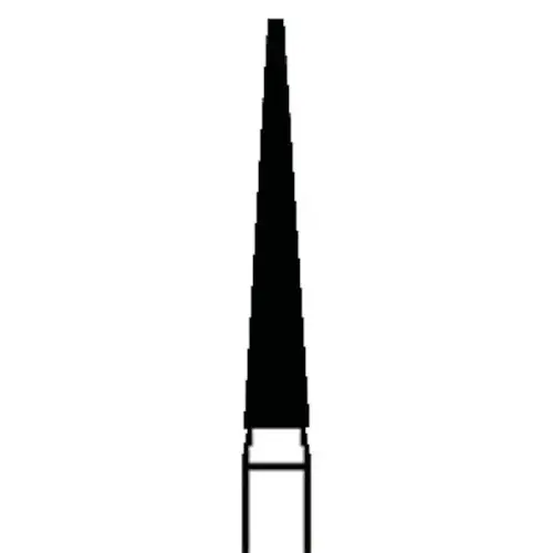 Piranha® Single Patient Use Diamond Bur, Needle Shape, Medium Grit, Friction Grip, #859-016M, 1.6 mm Diameter, 25/Pkg thumbnail 3