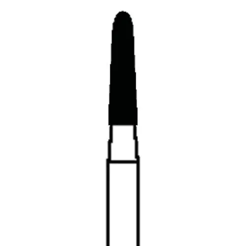 SS White Piranha Diamond Single-Use Burs, FG, Curettage, #877K-016F, 1.6 mm, Fine Grit, Red, 25/Pk thumbnail 3