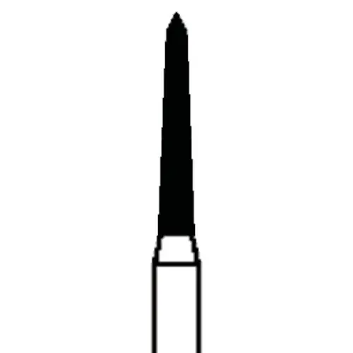 SS White Piranha Single-Use Diamond Bur, Fine Grit, Friction Grip, Curettage, 878K-012F, 25/Pk thumbnail 3