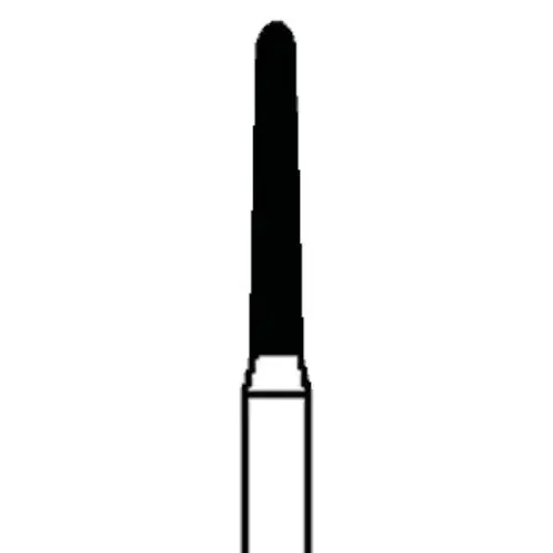Piranha® Single Patient Use Diamond Bur, Curettage FG, Medium Grit, Size #878K-014M, 1.4 mm Diameter, 25/Pkg thumbnail 3