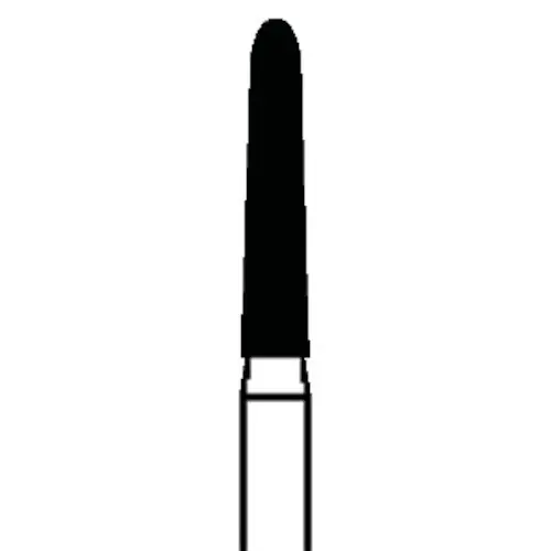 Piranha® Single Patient Use Diamond Bur, Fine Grit, Curettage FG, #878K-016F, 1.6 mm Diameter, 25/Pkg thumbnail 3