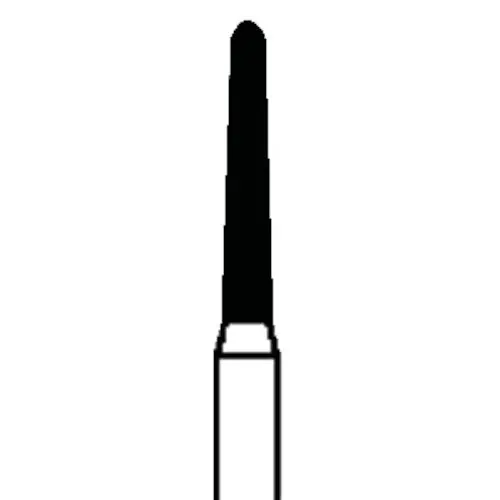 Piranha Diamond Single-Use Burs, FG, Curettage, #879K-014, 1.4 mm, Medium Grit, Blue Ring, 25/Pk, 879K-014M thumbnail 3