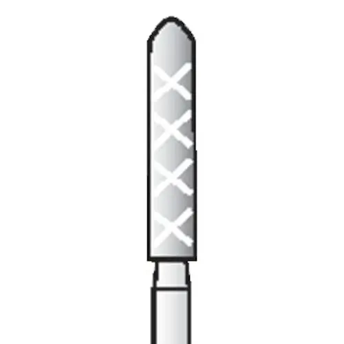 SS White Piranha 2X Diamond Bur, Friction Grip, Medium Curettage, #886K-023, 5/Pk thumbnail 3