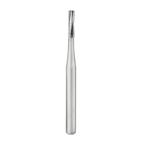 SS White FG #557 Carbide Bur, Straight Flat End Cross Cut Fissure, Friction Grip Short Shank, 1.0 mm Diameter, 3.8 mm Length, 100/Pk thumbnail 4