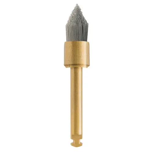 Jazz Pro Brush Polisher PMC2S, Porcelain-Metal-Composite Polishing System, Medium Grit, Flame/Brush Shape, Sterile, RA Shank, 3/Pkg, 89122-S3 thumbnail 7