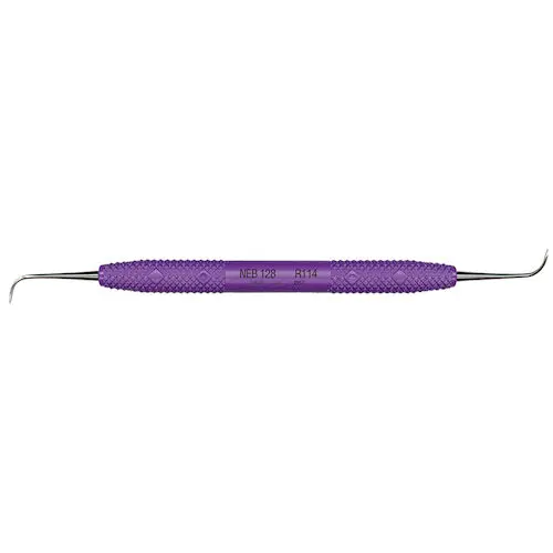 PDT Cruise Line Nebraska 128 Double-Ended Sickle Scaler, Anterior, Passionate Purple, 6.5" (R114) thumbnail 4