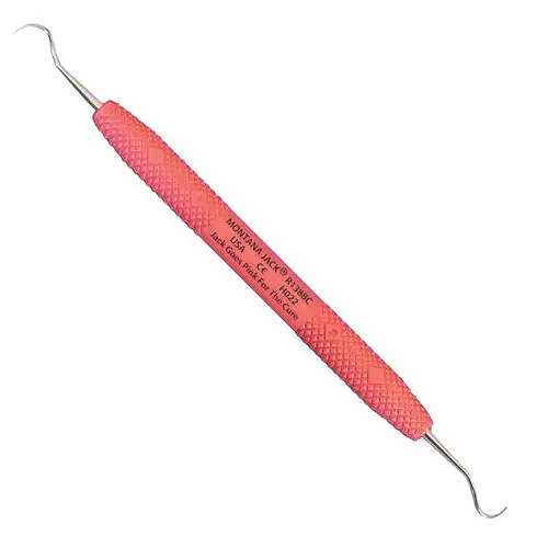 PDT Montana Jack Pink Sickle Scaler, Double-Ended, R138BC thumbnail 8