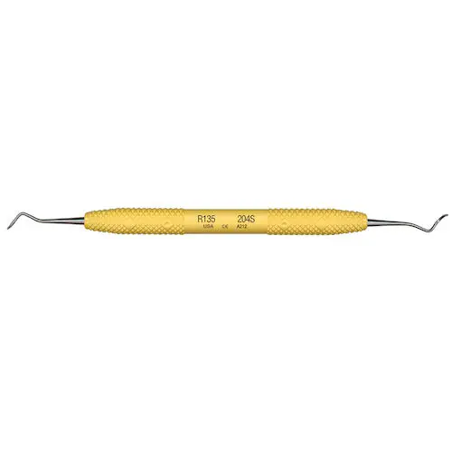 PDT Cruise Line 204S Posterior Sickle Scaler, Double-Ended, Sunshine Yellow Resin Handle, 6.5" Long, R135 thumbnail 8