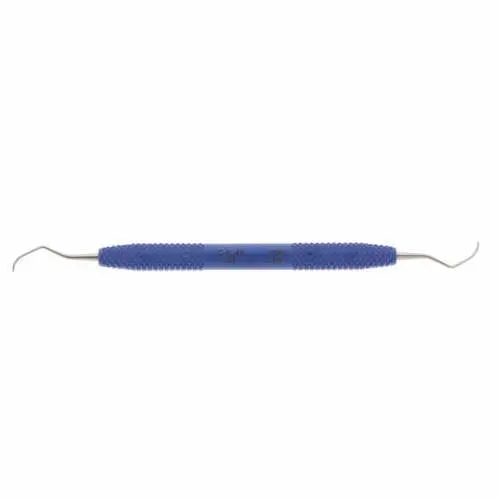 PDT Cruise Columbia 4L/4R Universal Curette, Double-Ended, Nautical Blue Resin Handle, 6.5", R067 thumbnail 8