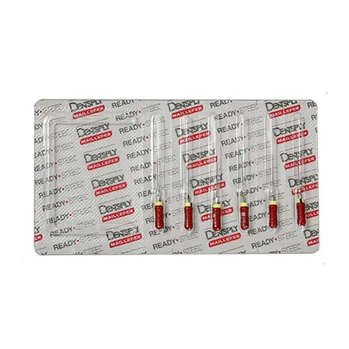 Dentsply Sirona Maillefer READYSTEEL K-File, Size #25, 21mm, Red, Sterile, 6/Pack, 6842521 thumbnail 10