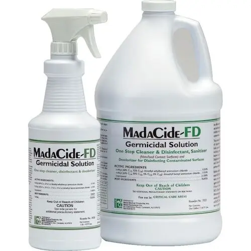 MadaCide-FD Germicidal Solution, Hospital-Level Disinfectant Cleaner, 1 Gallon Bottle, Ready-to-Use, EPA Registered, 7021 thumbnail 6