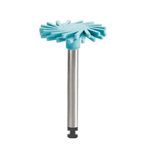 Alpen ShapeGuard Composite Plus Polishing Spiral Wheel, Step 2, Ultra Fine, RA Shank, 140, Light Blue, 5/Pkg, 60021907 thumbnail 6