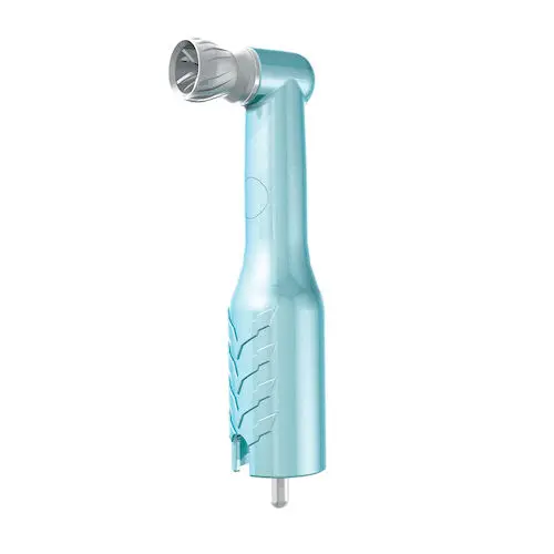 Pac-Dent Mini 90 Sterile Disposable Prophy Angle, 90° Angle, Gray Soft Cup, Turquoise, 500/Box, S163-90-500 thumbnail 4