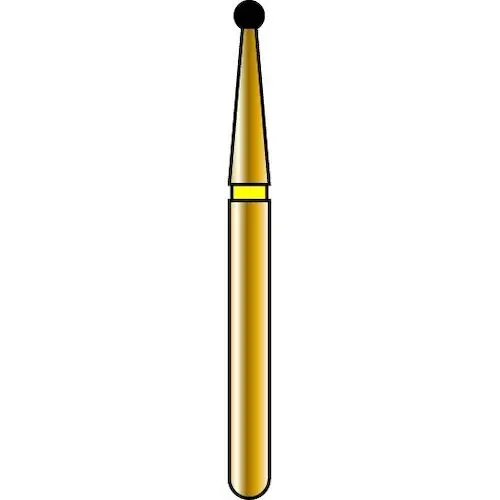 Alpen x1 Single-Use Diamond Bur, FG, Round #801, Medium Grit, 1.2 mm, Gray, 25/Pk, X801M012 thumbnail 3