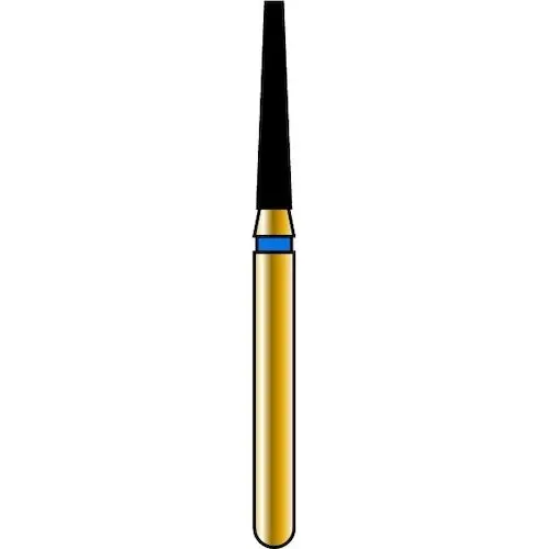 Alpen X1 Diamond Single-Use Bur, FG, #847-014SC, Tapered Flat End, Super Coarse, Black, 1.4 mm, 25/Pk, X847SC014 thumbnail 3