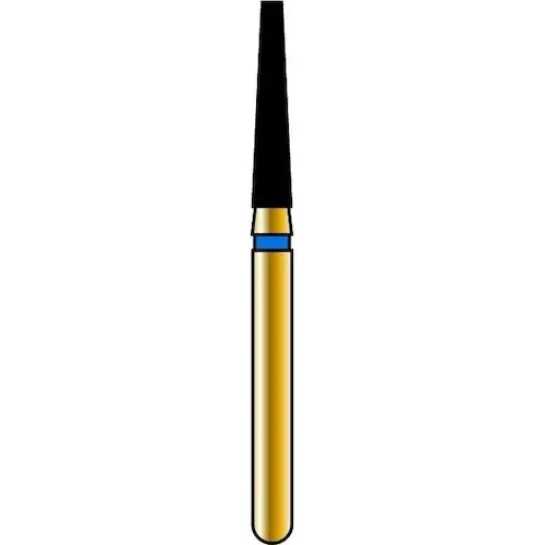 Alpen® x1 Single-Use Diamond Burs, FG #848, Flat End Taper, Super Coarse, Black Ring, 1.6 mm Diameter, 10.0 mm Length, 25/Pkg, X848SC016 thumbnail 2