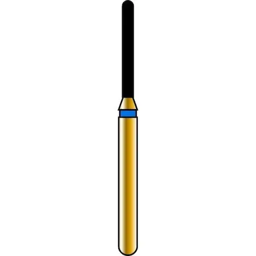 Alpen x1 Single-Use Diamond Bur, FG, Round End Cylinder, #881-009C, Coarse, Green, 0.9 mm Diameter, 8.0 mm Length, 25/Pk, X881C009 thumbnail 3