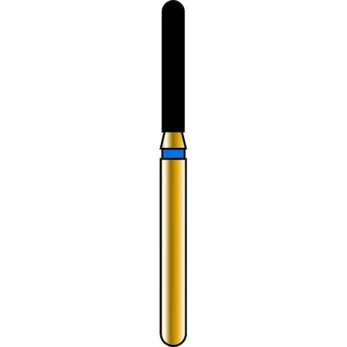 Alpen X1 Single-Use Diamond Bur, FG, #881-014SC, Cylinder Round End, Super Coarse, Black, 1.4 mm Diameter, 8.0 mm Length, 25/Pk, X881SC014 thumbnail 10