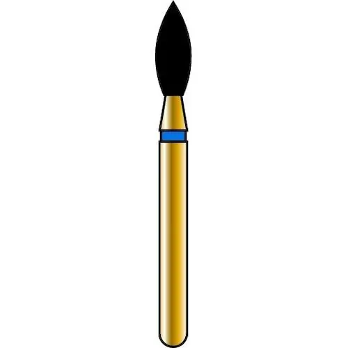 Alpen® x1 Single-Use Diamond Bur FG #368 Football 2.0mm Fine Red, 25/Pkg, X368F020 thumbnail 2