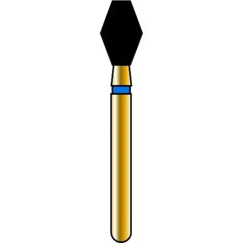 Alpen x1 Single-Use Diamond Bur, FG, #811-033SC, Occlusal Reduction, Super Coarse, Black, 25/Pk, X811SC033 thumbnail 10