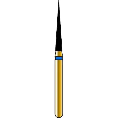 Alpen x1 Single-Use Diamond Bur FG #859-014, Pointed Cone, Coarse (Green), 1.4 mm Diameter, 10.0 mm Length, 25/Pkg, X859C014 thumbnail 2
