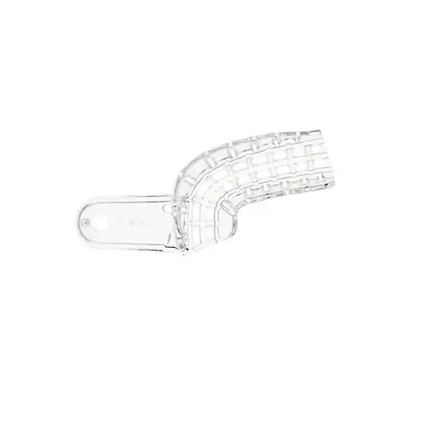 President Disposable Perforated Impression Tray, #8 Upper Right/Lower Left Quadrant, Clear, 12/Pk, C6908 thumbnail 11