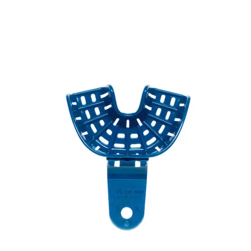 President Perforated Impression Trays, Autoclavable, Blue, #9 Anterior Universal, 12/Pk, C6958 thumbnail 4