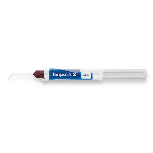 TempoSIL 2 Temporary Cement Refill, White, 5 ml Syringes, 4/Box, 6730 thumbnail 3