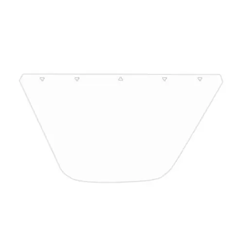 Pac-Dent iVisor Replacement Face Shields, Clear, 12/Pk, V016 - iVisor Replacement Face Shields, 12/Pk, V016 - Image 1