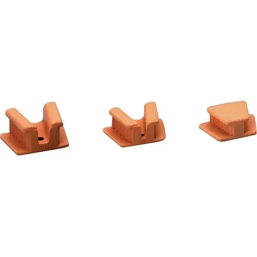 Sterilizable Silicone Mouth Props, Small, Brown/Tan, 2/Box, 9200094 - Mouth Props Small Tan Steri - Image 1