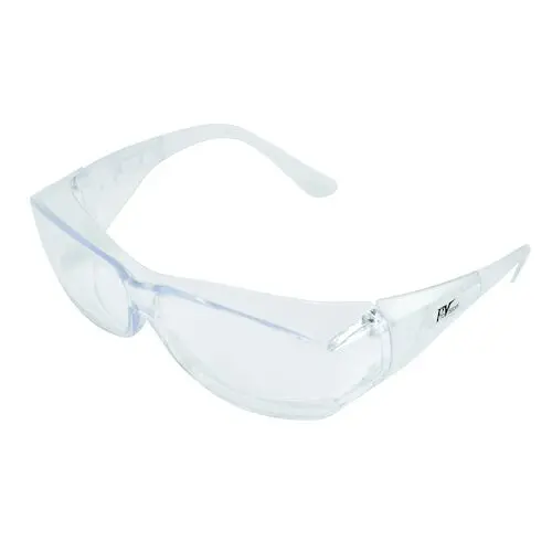 ProVision Eyesaver Sleeks Safety Eyewear, Clear Frame/Clear Lens, Universal Fit, 1 Pair, 17SLK thumbnail 3