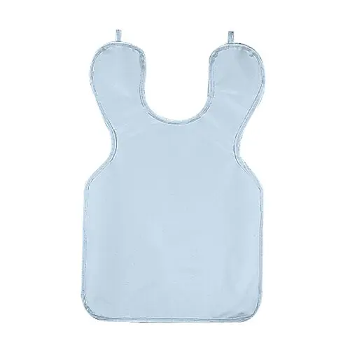 Palmero Cling Shield Adult X-Ray Apron, No Collar, Light Blue Vinyl, 0.3 mm Lead, 22.25" x 24.25", #20 Blue thumbnail 2