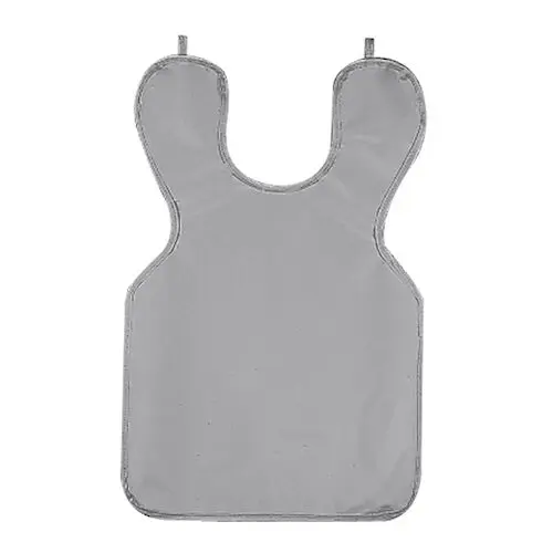 Cling Shield Adult Vinyl X-Ray Apron, No Collar, 22 1/4" x 24 1/4", 0.3 mm Lead Equivalent, Grey, 1/Pk, 20-GREY thumbnail 3