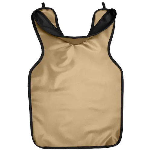 Cling Shield® Protectall Lead-Lined Vinyl X-ray Apron, Adult, Beige, 0.3 mm Lead Equivalency, 22.25" x 25.5", 24BEIGE thumbnail 4