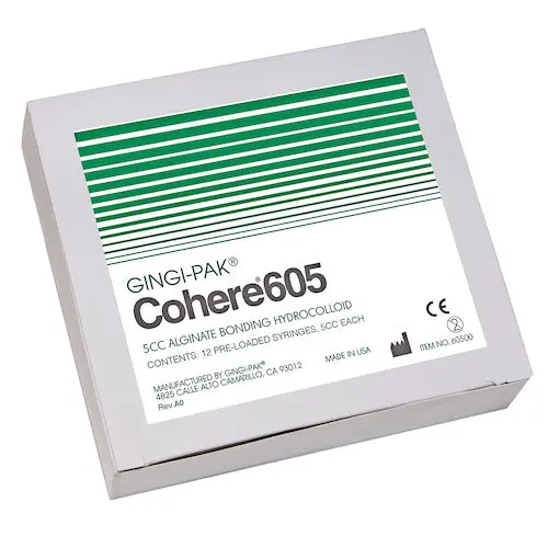 Gingi-Pak Cohere 605 Hydrocolloid Syringe Material, 5 cc Prefilled Syringes, 12/Box, 60500 thumbnail 2