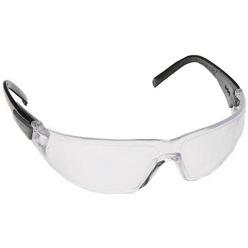 ProVision Contour Wraps Safety Eyewear, Black Frame, Clear Lens, Anti-Fog, Anti-Scratch, UV Protection, 1/Pk, 3553 thumbnail 8