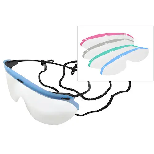 Dynamic Disposables® Safety Eyewear Office Pack, 10 Frames, 20 Clear Lenses & 1 Cord, Black, 3900 thumbnail 6