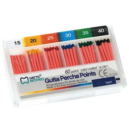 Meta Biomed Absorbent Paper Points, Sterile, Tapered, 0.04 Taper, Size #45, 60/Pk, PPB45T4, 221510-45 thumbnail 7