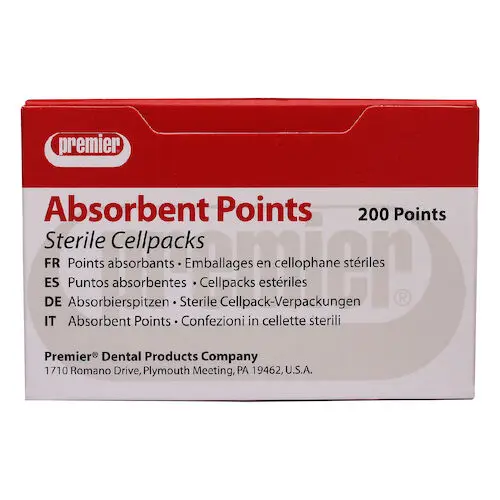 Premier Absorbent Paper Points, Sterile, Fine (ISO Size F), 200/Pack, 9055103 thumbnail 12