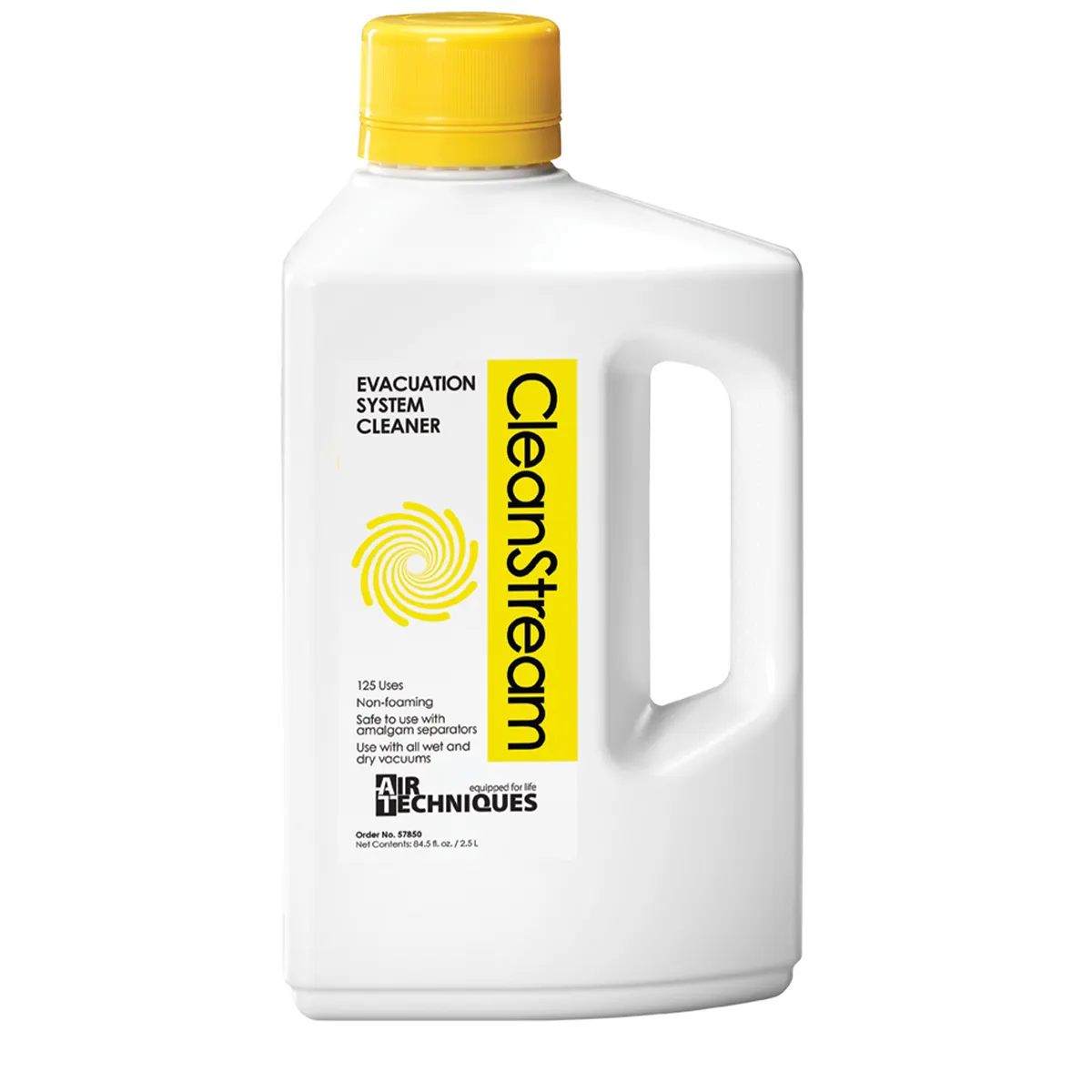 Air Techniques Monarch CleanStream Evacuation System Cleaner, Concentrated, 2.5L (84.5 oz), 125 Cleanings, 57850 thumbnail 5