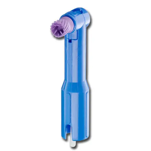 Young Dental Classic Elite Original LF Disposable Prophy Angle, Soft, Purple, 90°, Latex-Free, 1200/Box, 135612 thumbnail 4