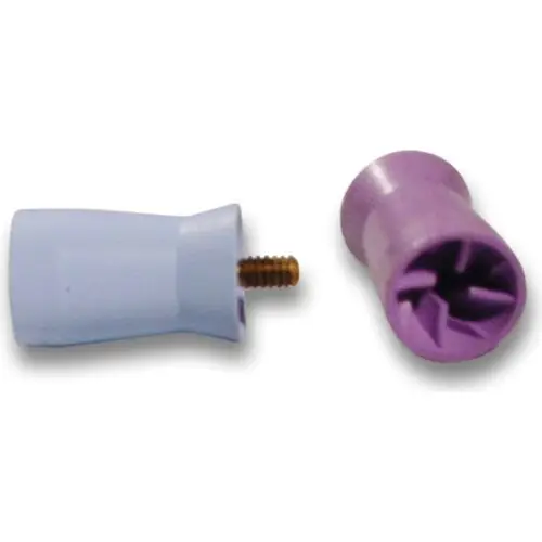 Young Dental Turbo Plus Prophy Cup, Latex-Free, Soft, Purple, Screw-Type, Long, 144/Pkg, 053601 - Turbo Plus Prophy Cup LF - Image 1