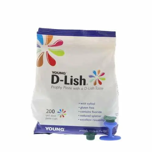 D-Lish Prophy Paste, Medium Grit, Mint, Gluten-Free with Fluoride, Unit Dose Cups, 200/Box, 300120 thumbnail 11